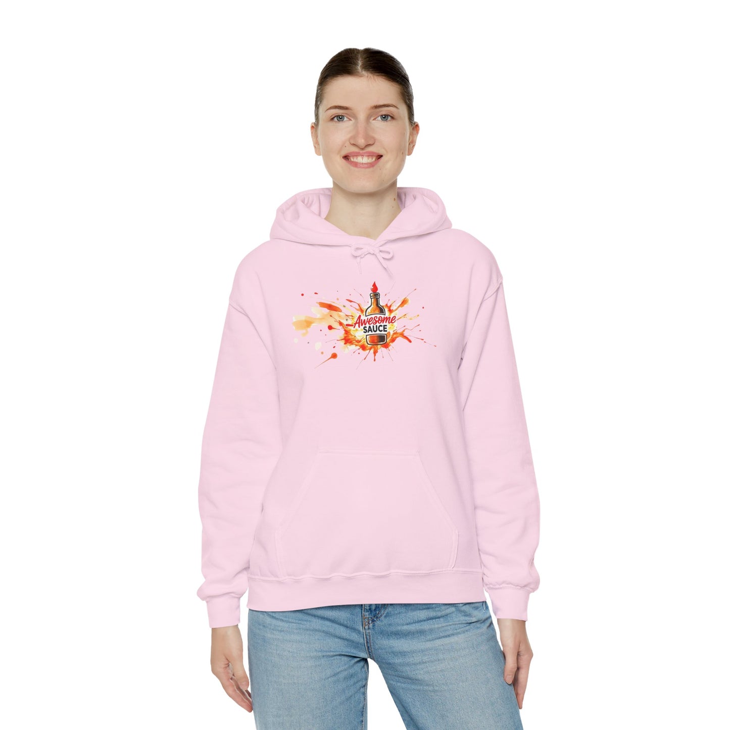 Hooded Sweatshirt - Awesome Sauce Pic - Unisex Comfort, Trendy Gift for Creative Souls, Perfect for Everyday Wear, Cool Casual