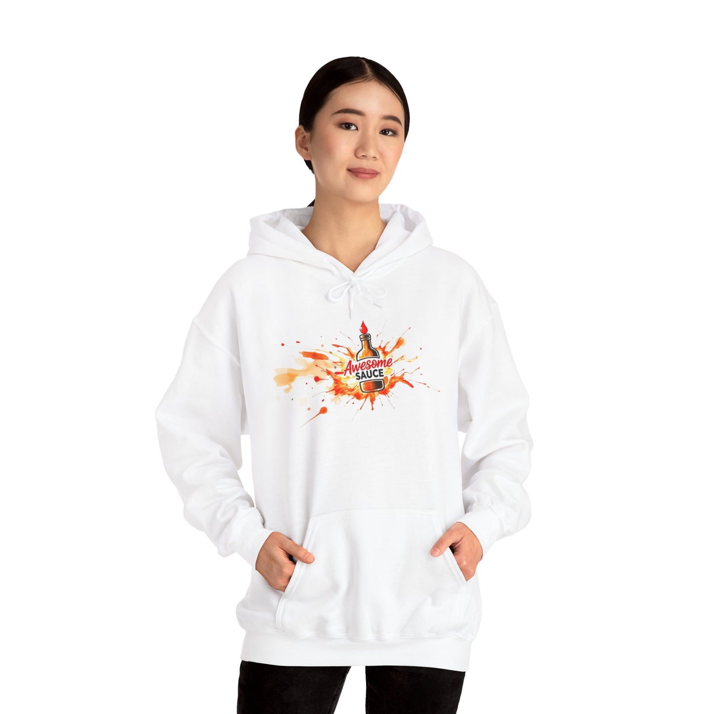 Hooded Sweatshirt - Awesome Sauce Pic - Unisex Comfort, Trendy Gift for Creative Souls, Perfect for Everyday Wear, Cool Casual
